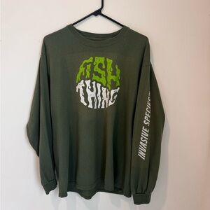 FISH THING long sleeve tee large